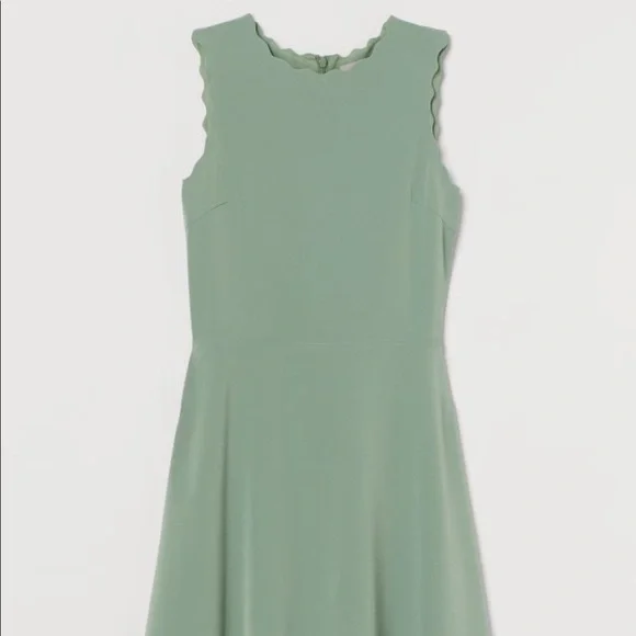 H&M | Dresses | Sage Green Sun Dress | Poshmark
